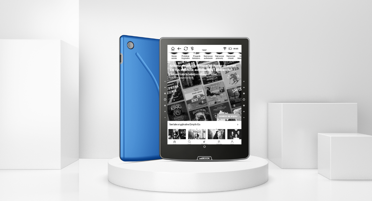 czytnik ebooków inkbook solaris blue (niebieski)